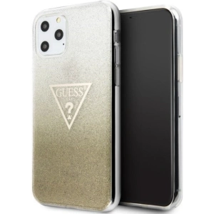 Hurtownia GSM - Etui Guess GUHCN61SGTLGO Apple iPhone 11 aurie/gold hard case Glitter Triangle - GUE239GLD - {ean13} - Hurt
