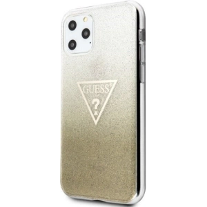 Hurtownia GSM - Etui Guess GUHCN61SGTLGO Apple iPhone 11 aurie/gold hard case Glitter Triangle - GUE239GLD - {ean13} - Hurt