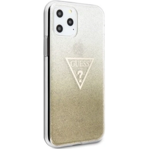 Hurtownia GSM - Etui Guess GUHCN61SGTLGO Apple iPhone 11 aurie/gold hard case Glitter Triangle - GUE239GLD - {ean13} - Hurt