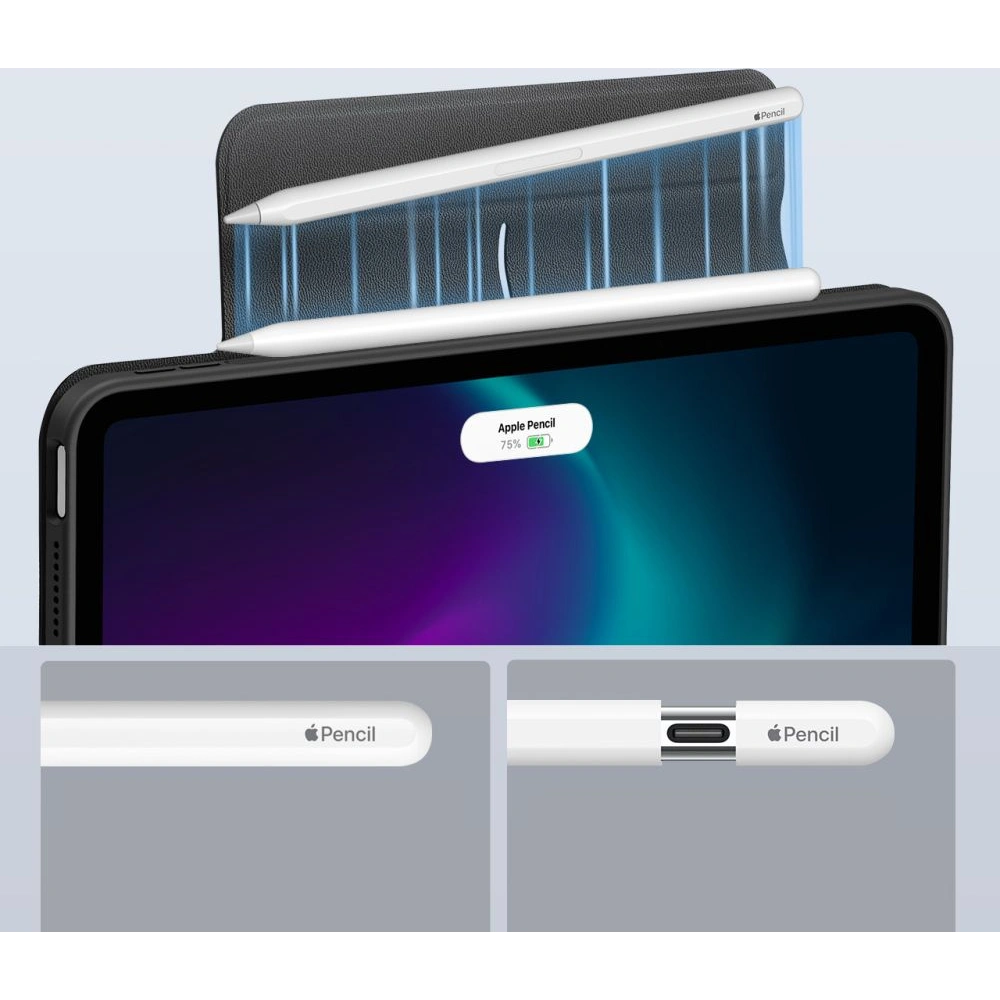 Hurtownia GSM - Etui ESR Rebound Hybrid Apple iPad Air 10.9 2020/2022 (4. és 5. generáció) / iPad Air 11 2024 (6. generáció) Fekete - ESR773 - {ean13} - Hurt
