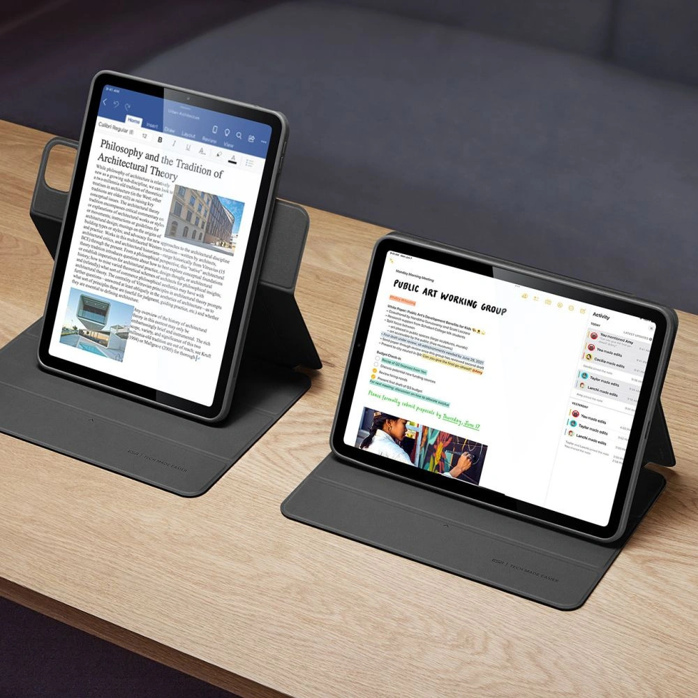 Hurtownia GSM - Etui ESR Rebound Hybrid Apple iPad Air 10.9 2020/2022 (4. és 5. generáció) / iPad Air 11 2024 (6. generáció) Fekete - ESR773 - {ean13} - Hurt
