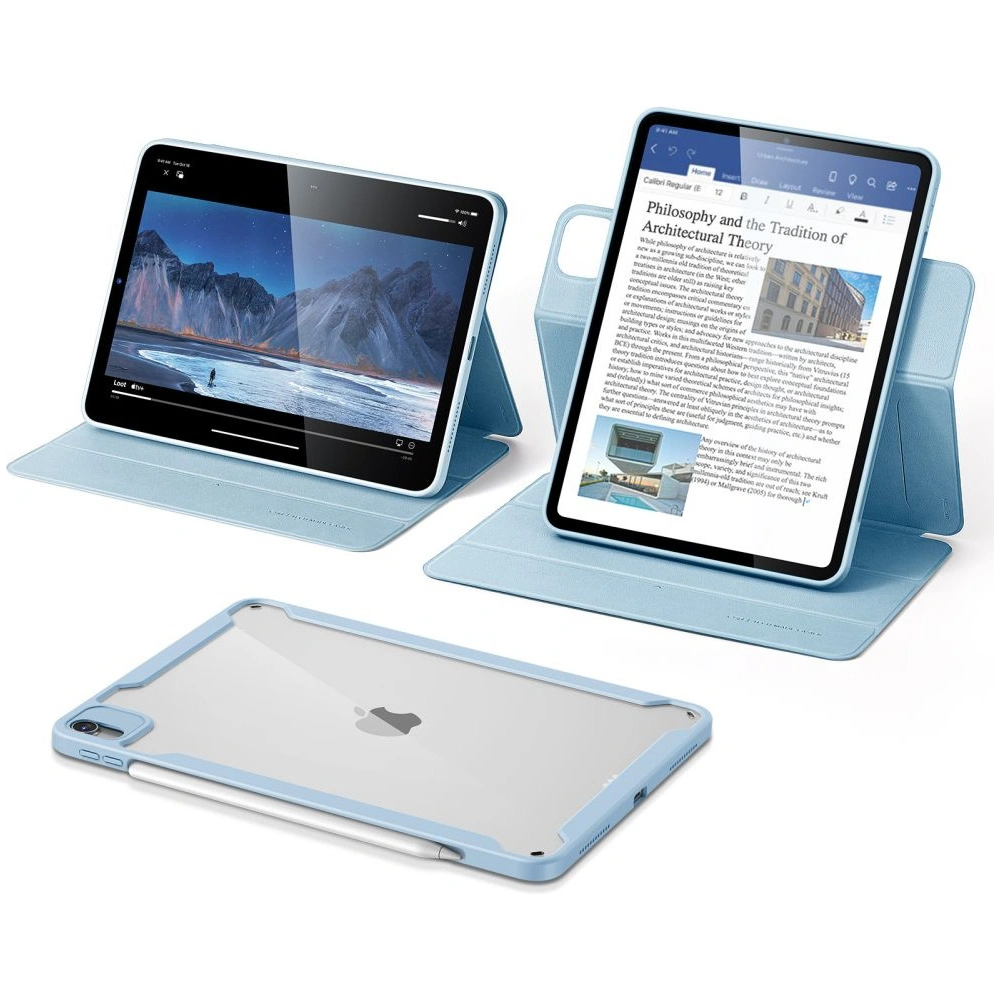 Hurtownia GSM - Etui ESR Rebound Hybrid Apple iPad Air 10.9 2020/2022 (4. és 5. generáció) / iPad Air 11 2024 (6. generáció) Égkék - ESR774 - {ean13} - Hurt