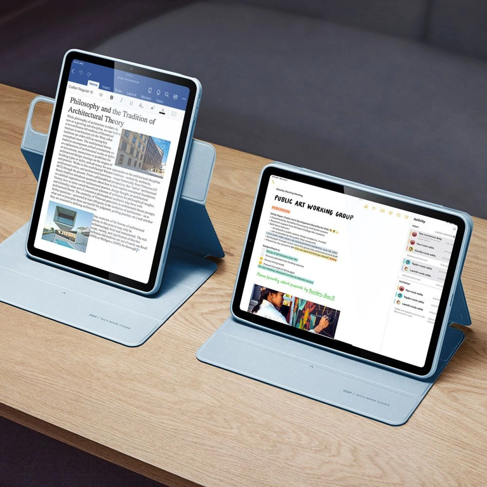 Hurtownia GSM - Etui ESR Rebound Hybrid Apple iPad Air 10.9 2020/2022 (4. és 5. generáció) / iPad Air 11 2024 (6. generáció) Égkék - ESR774 - {ean13} - Hurt