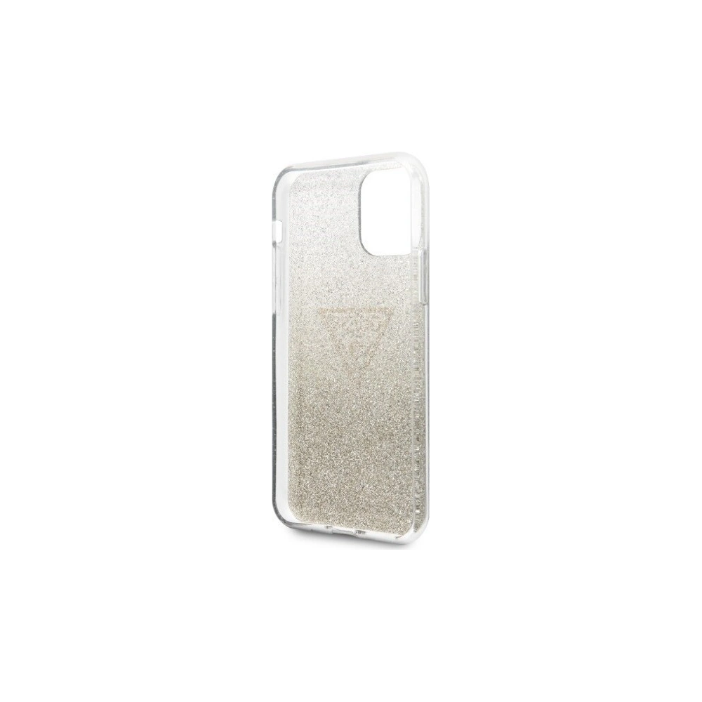 Hurtownia GSM - Etui Guess GUHCN61SGTLGO Apple iPhone 11 aurie/gold hard case Glitter Triangle - GUE239GLD - {ean13} - Hurt