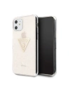 Etui Guess GUHCN61SGTLPI Apple iPhone 11 roz/gul hard case Glitter Triangle