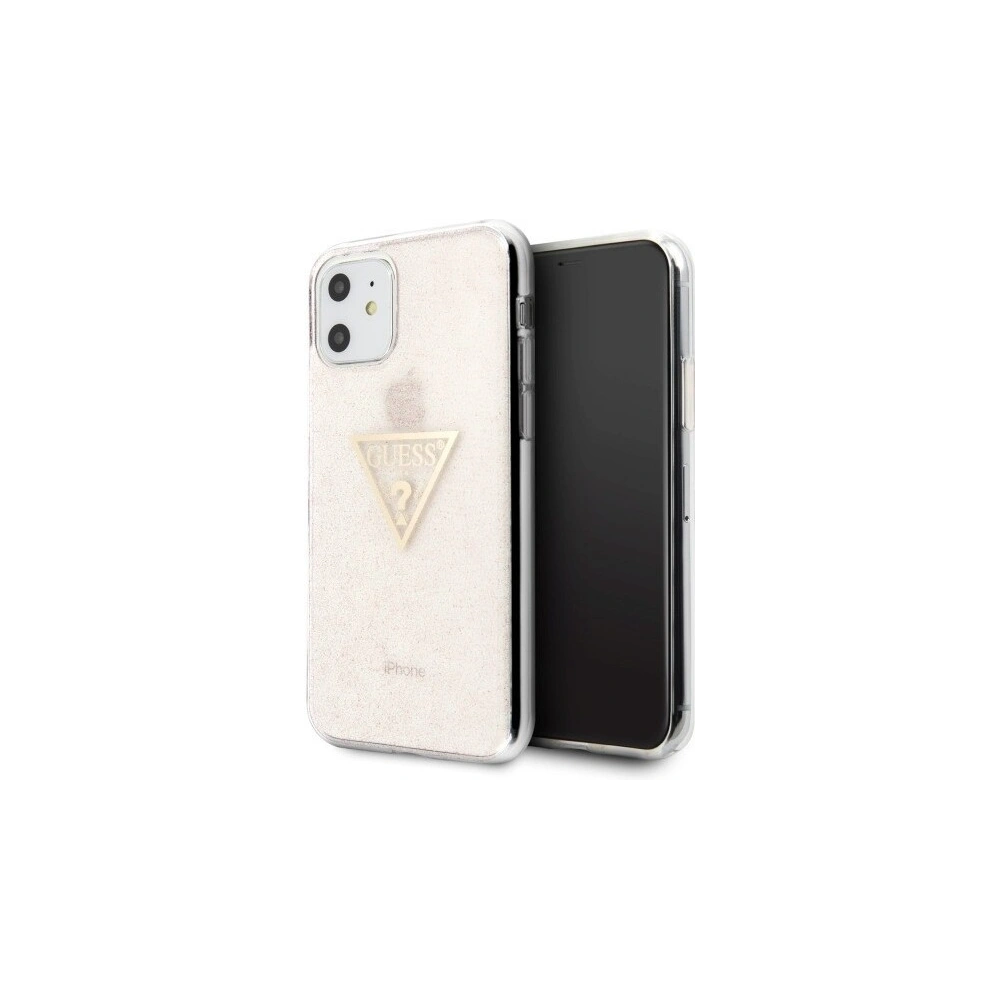Hurtownia GSM - Etui Guess GUHCN61SGTLPI Apple iPhone 11 różowy/pink hard case Glitter Triangle - GUE240PNK - {ean13} - Hurt