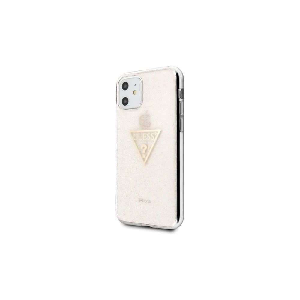 Hurtownia GSM - Etui Guess GUHCN61SGTLPI Apple iPhone 11 roz/gul hard case Glitter Triangle - GUE240PNK - {ean13} - Hurt
