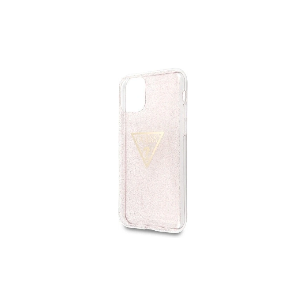 Hurtownia GSM - Etui Guess GUHCN61SGTLPI Apple iPhone 11 roz/gul hard case Glitter Triangle - GUE240PNK - {ean13} - Hurt