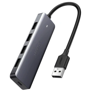 Adapter 4w1 UGREEN Hub USB la 4x USB 3.0 + micro USB
