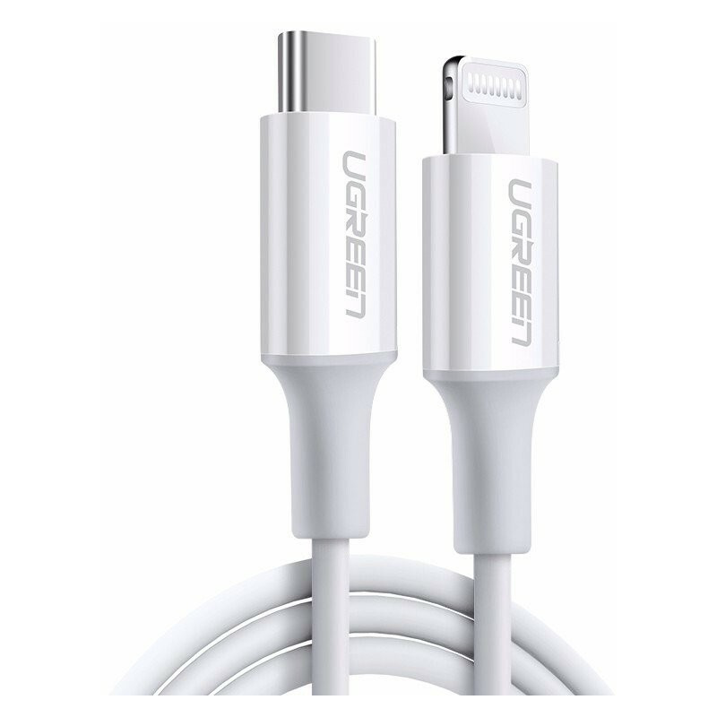 Ugreen Distributor - 6957303814930 - UGR193 - Cable USB-C to Lightning UGREEN Power Delivery MFi 1m - B2B homescreen