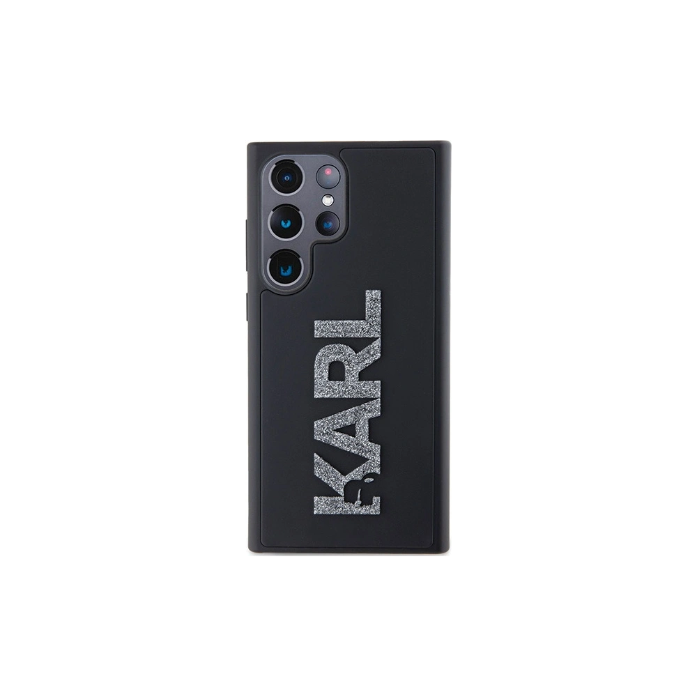 Hurtownia GSM - Case Karl Lagerfeld KLHCS24L3DMBKCK Samsung Galaxy S24 Ultra Hardcase 3D Gummi Glitter Logo schwarz/black - KLD1974 - {ean13} - Hurt
