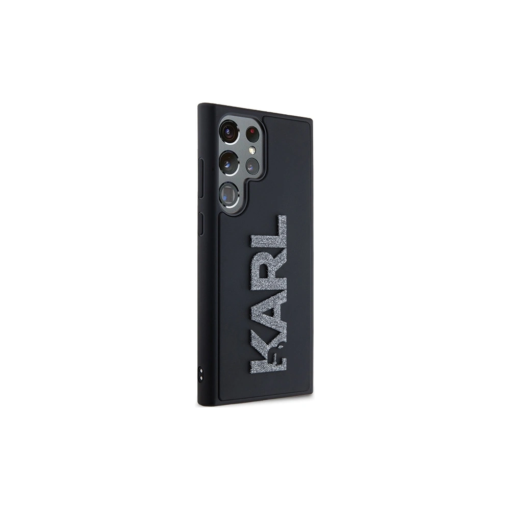 Hurtownia GSM - Case Karl Lagerfeld KLHCS24L3DMBKCK Samsung Galaxy S24 Ultra Hardcase 3D Gummi Glitter Logo schwarz/black - KLD1974 - {ean13} - Hurt