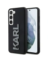 Etui Karl Lagerfeld KLHCS24S3DMBKCK Samsung Galaxy S24 hardcase 3D Rubber Glitter Logo negru/black
