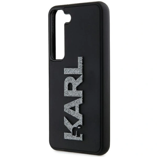 Etui Karl Lagerfeld KLHCS24S3DMBKCK Samsung Galaxy S24 hardcase 3D Rubber Glitter Logo czarny/black