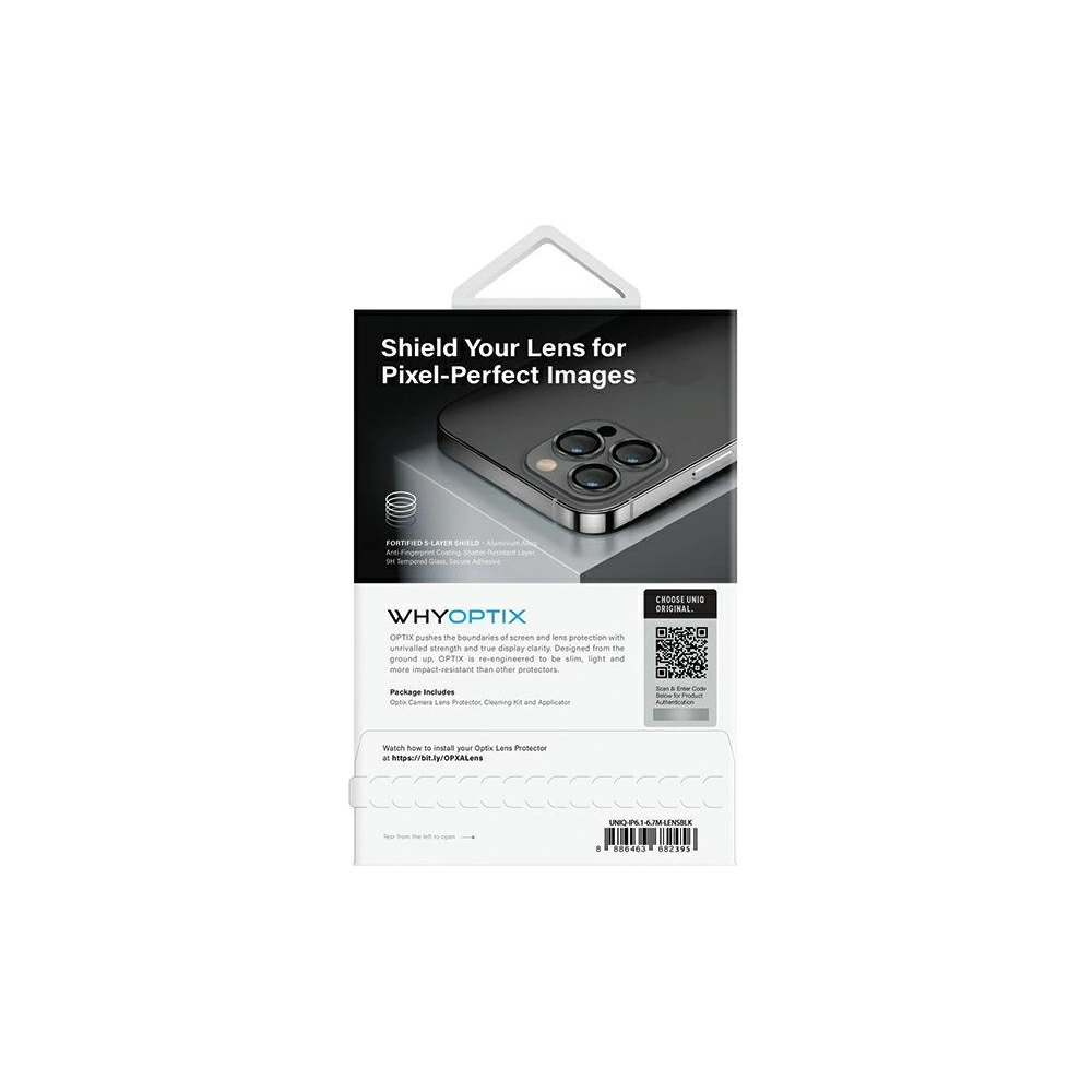 Hurtownia GSM - Sklo na objektiv fotoaparátu UNIQ Optix Aluminium Camera Lens Protector Apple iPhone 14 / 14 Plus midnight black - UNIQ1120 - {ean13} - Hurt