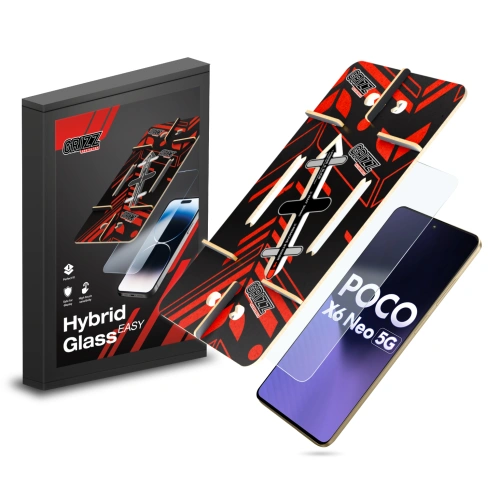 Szkło hybrydowe GrizzGlass HybridGlass Easy do Xiaomi POCO X6 Neo