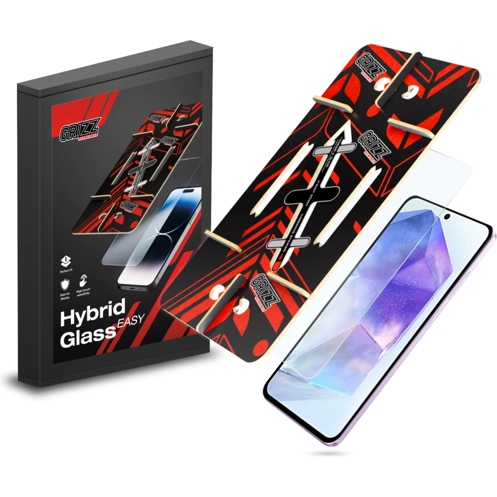 Hurtownia GSM - GrizzGlass HybridGlass Easy pentru Samsung Galaxy A55 - GRZ9509 - {ean13} - Hurt