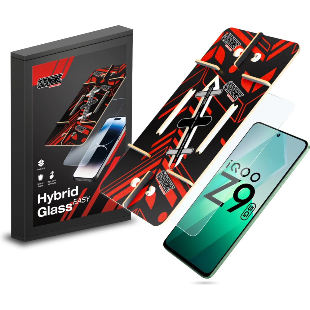Hurtownia GSM - Hibrid üveg GrizzGlass HybridGlass Easy a Vivo IQOO Z9-hez - GRZ9511 - {ean13} - Hurt
