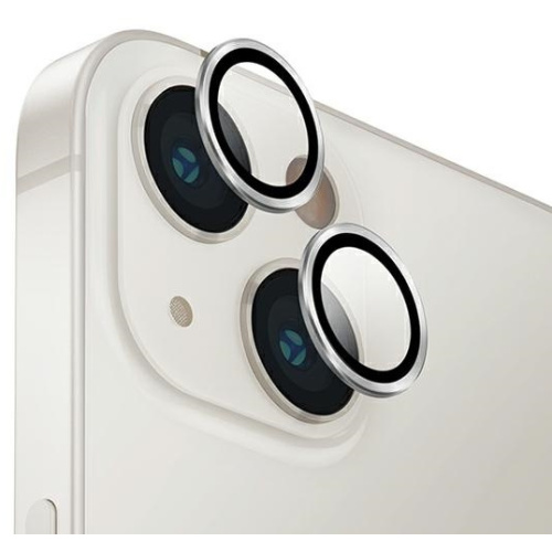 Uniq Distributor - 8886463682401 - UNIQ1121 - UNIQ Optix Aluminium Camera Lens Protector Apple iPhone 14 / 14 Plus sterling silver - B2B homescreen