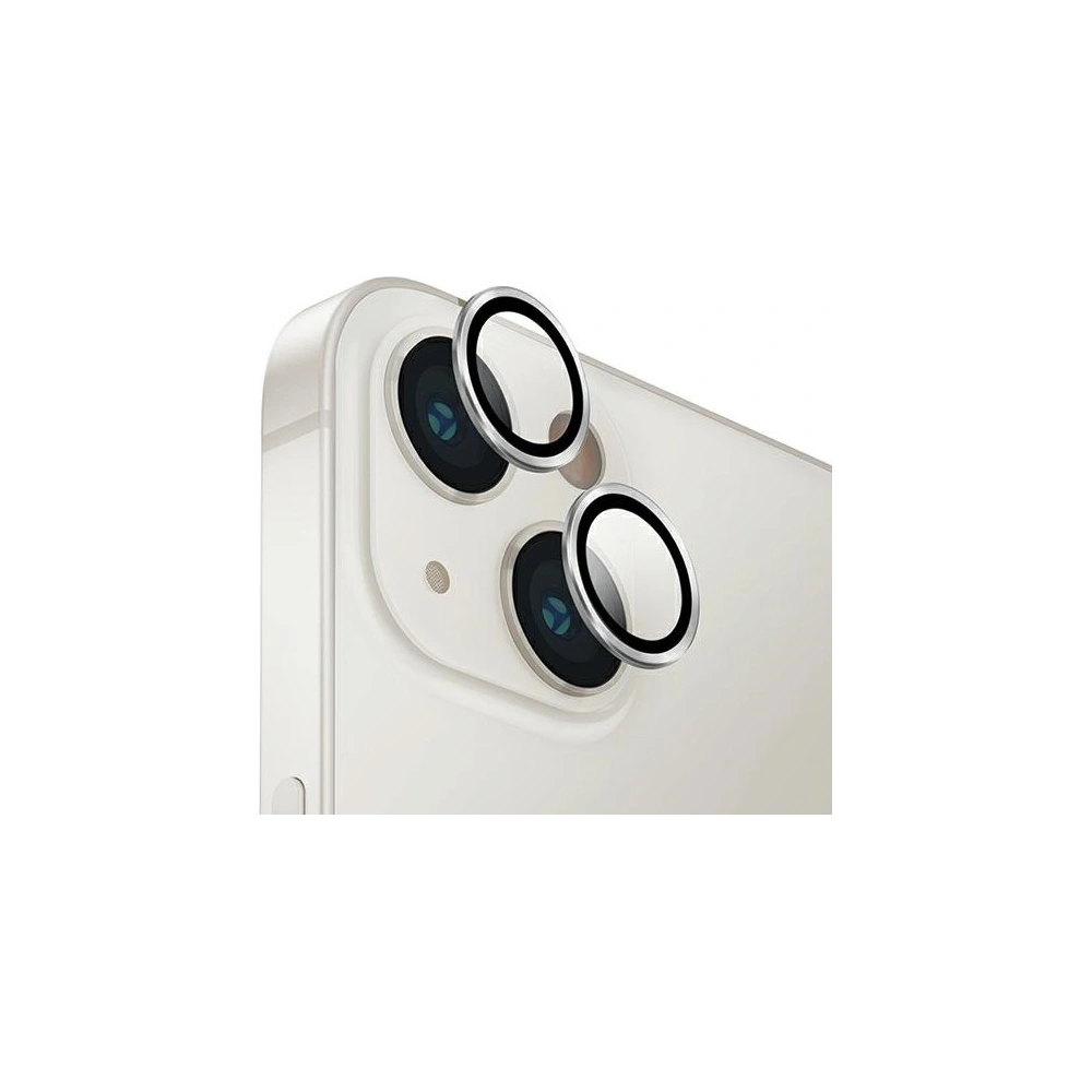 Hurtownia GSM - Sklo na objektiv aparátu UNIQ Optix Aluminium Camera Lens Protector Apple iPhone 14 / 14 Plus stříbrná barva - UNIQ1121 - {ean13} - Hurt