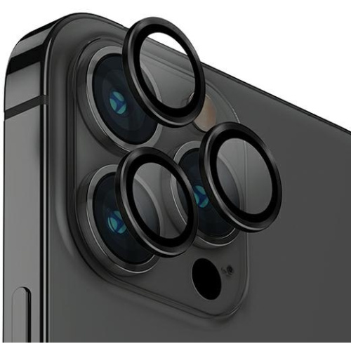 Uniq Distributor - 8886463682456 - UNIQ1122 - UNIQ Optix Aluminium Camera Lens Protector Apple iPhone 14 Pro / 14 Pro Max midnight black - B2B homescreen