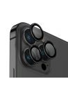 Szkło na obiektyw aparatu UNIQ Optix Aluminium Camera Lens Protector Apple iPhone 14 Pro / 14 Pro Max midnight black