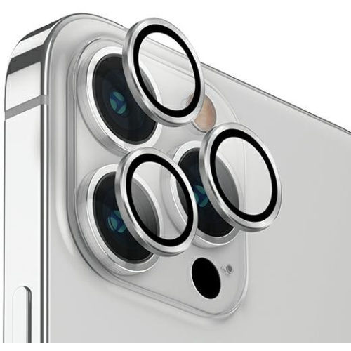 Uniq Distributor - 8886463682463 - UNIQ1123 - UNIQ Optix Aluminium Camera Lens Protector Apple iPhone 14 Pro / 14 Pro Max sterling silver - B2B homescreen