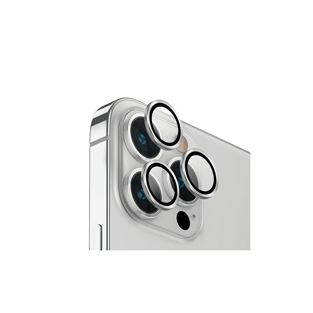 Hurtownia GSM - Szkło na obiektyw aparatu UNIQ Optix Aluminium Camera Lens Protector Apple iPhone 14 Pro / 14 Pro Max sterling silver - UNIQ1123 - {ean13} - Hurt