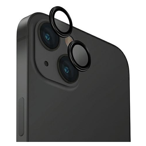 Hurtownia Uniq - 8886463686089 - UNIQ1124 - Szkło na obiektyw aparatu UNIQ Optix Aluminium Camera Lens Protector Apple iPhone 15 / 15 Plus midnight black - B2B homescreen