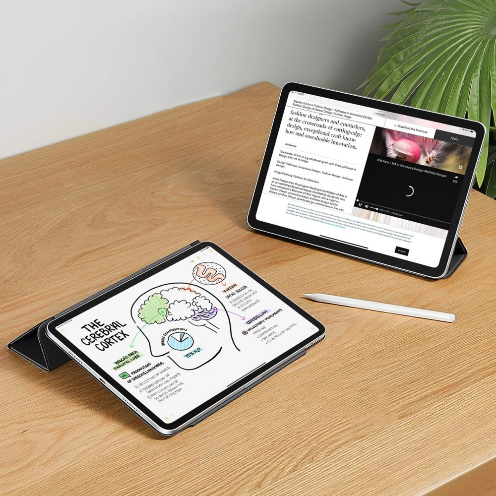 Hurtownia GSM - Etui ESR Rebound Magnetic Apple iPad Air 10.9 2020/2022 (4. és 5. generáció) / iPad Air 11 2024 (6. generáció) Fekete - ESR784 - {ean13} - Hurt