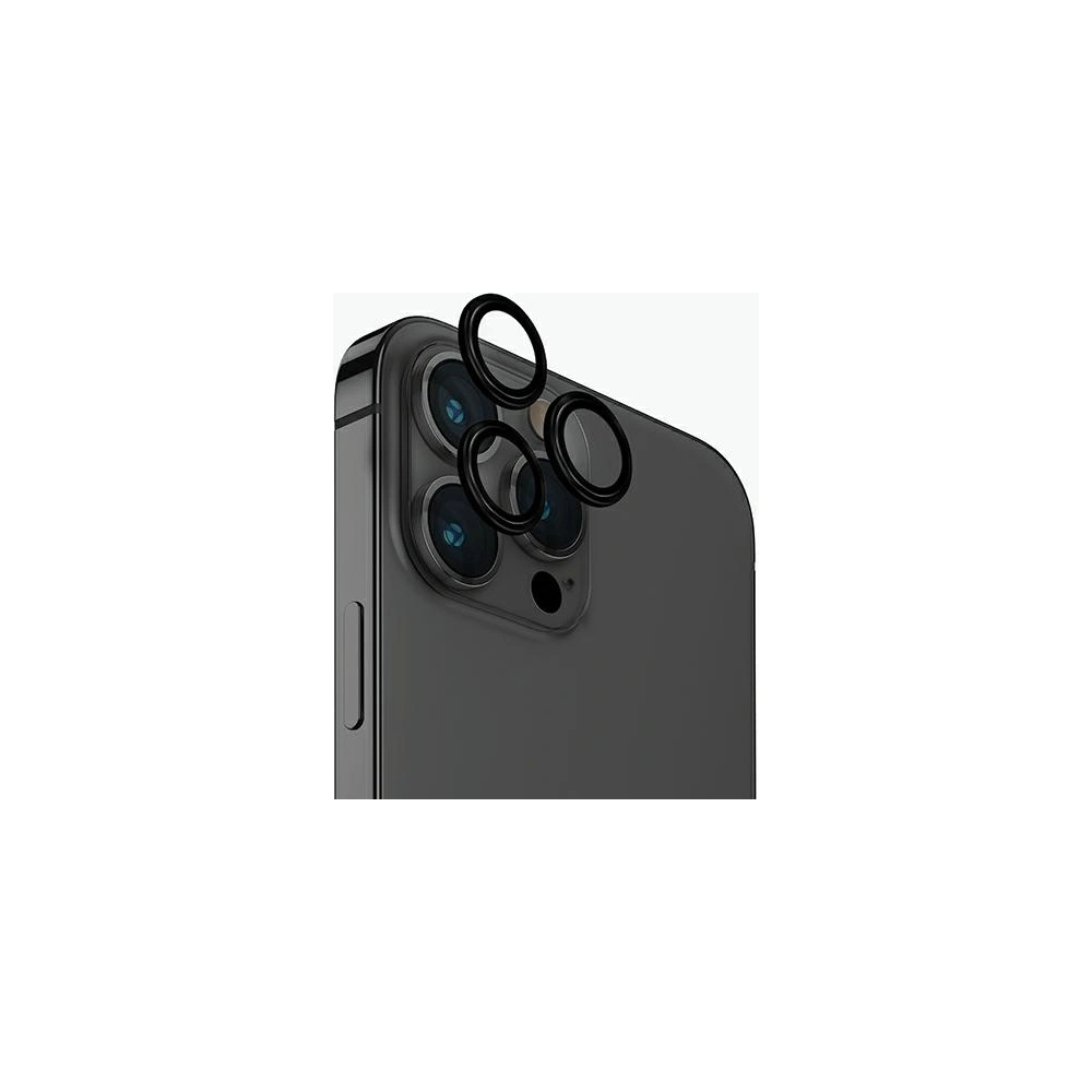 Wholesale UNIQ Optix Aluminium Camera Lens Protector Apple iPhone 15 Pro Max midnight black - UNIQ1126 - {ean13} - Hurt