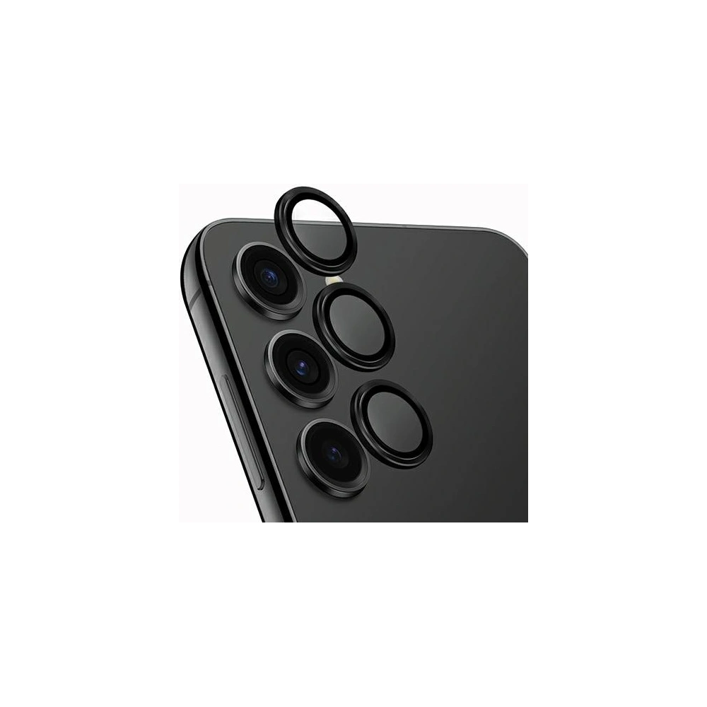 Wholesale UNIQ Optix Aluminium Camera Lens Protector Samsung Galaxy S24 midnight black - UNIQ1127 - {ean13} - Hurt