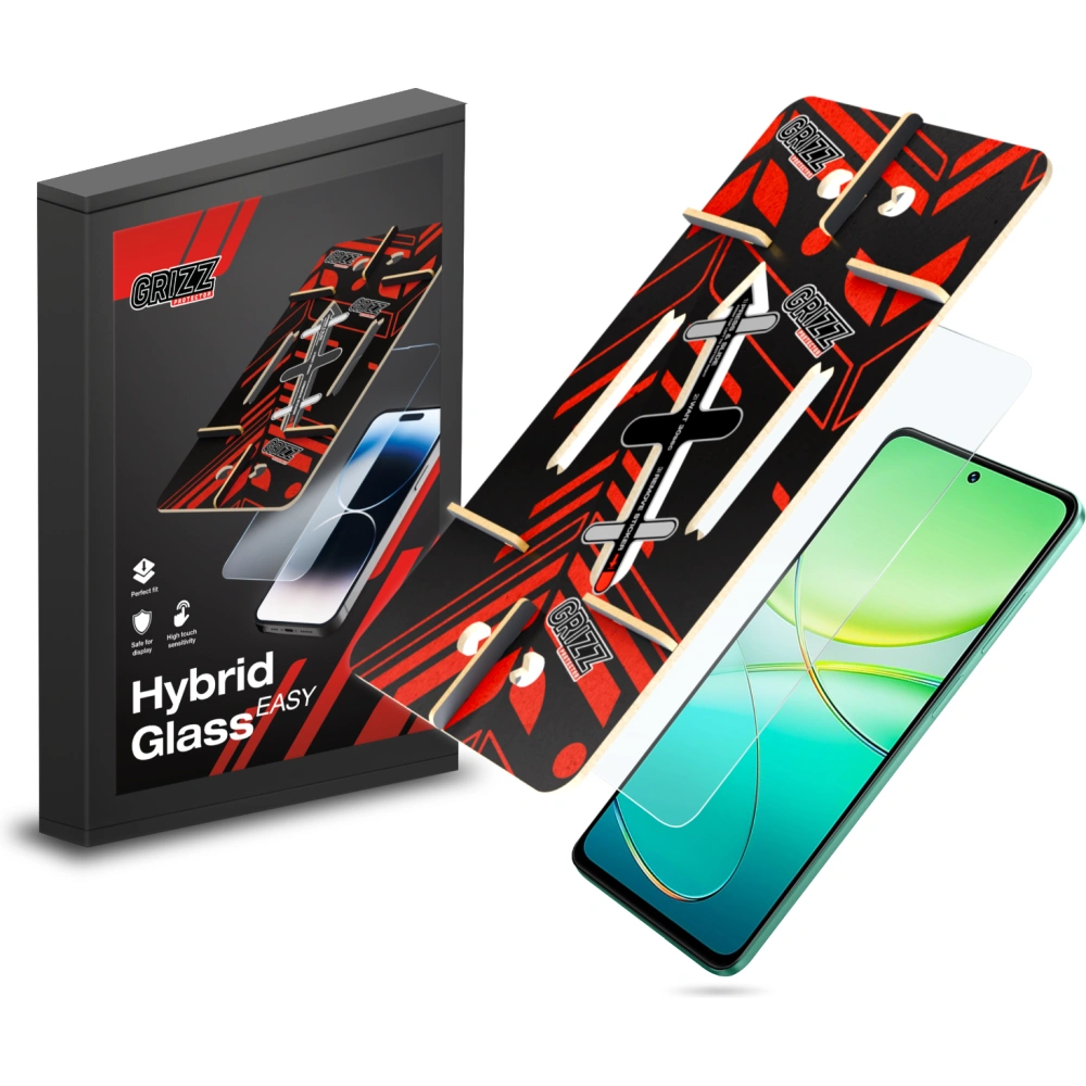 Hurtownia GSM - GrizzGlass HybridGlass Easy pentru Vivo T3 - GRZ9530 - {ean13} - Hurt