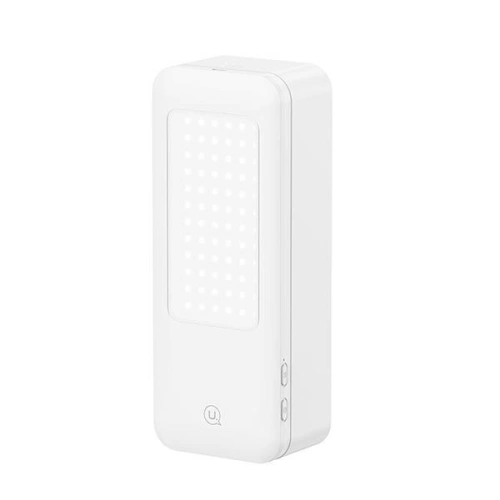 Uchwyt na telefon USAMS US-ZB265 z lampą LED biały/white