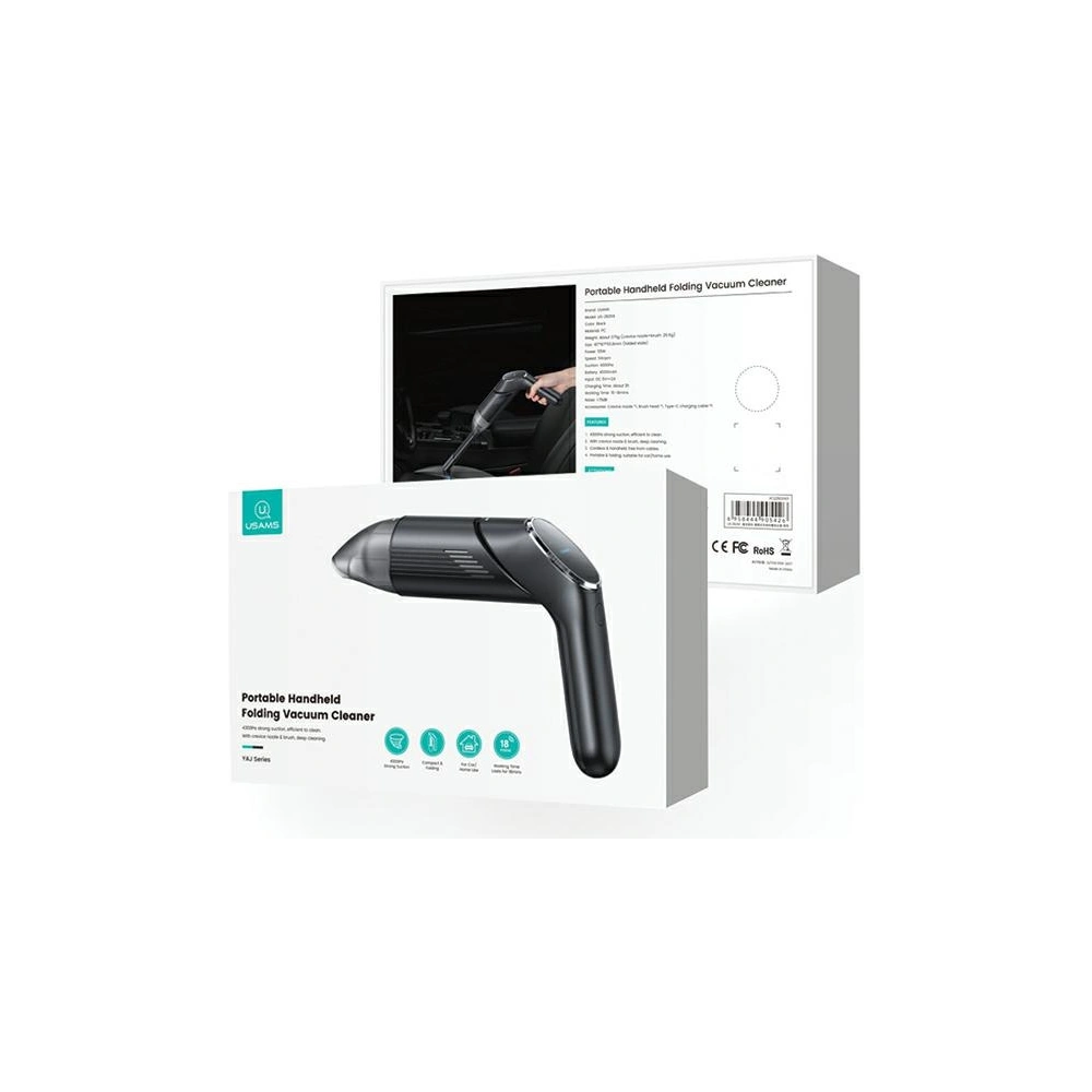 Hurtownia GSM - Aspirator fără fir USAMS US-ZB259 seria YAJ negru/black - USA1103 - {ean13} - Hurt