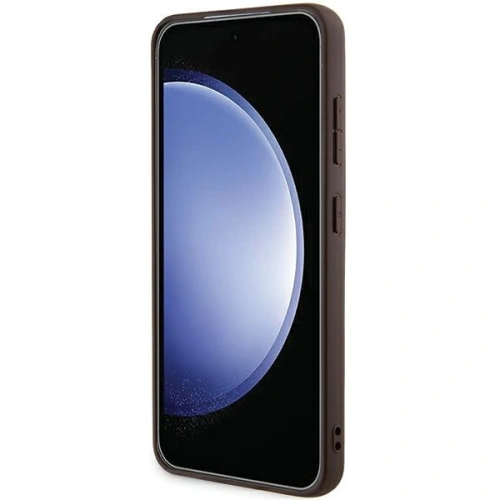 Etui Guess GUHCSA554GMGBR Samsung Galaxy A55 hardcase 4G Big Metal Logo brązowy/brown