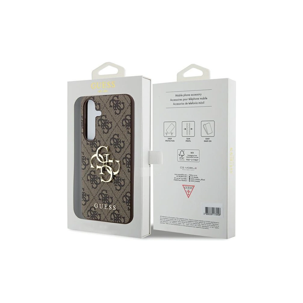Hurtownia GSM - Etui Guess GUHCSA554GMGBR Samsung Galaxy A55 carcasă dură 4G Big Metal Logo maro/brown - GUE3420 - {ean13} - Hurt
