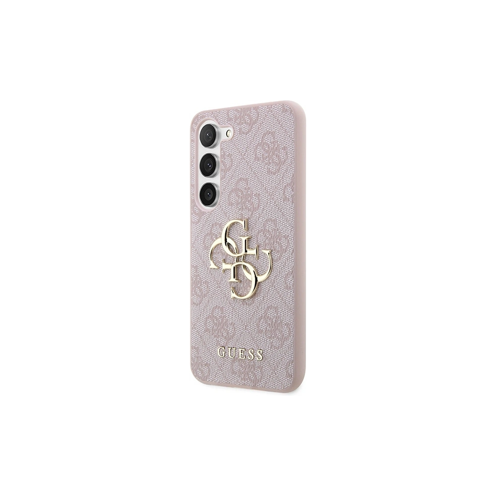 Wholesale Guess GUHCSA554GMGPI Samsung Galaxy A55 hardcase 4G Big Metal Logo pink - GUE3422 - {ean13} - Hurt