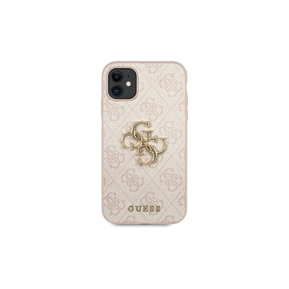 Wholesale Guess GUHCSA554GMGPI Samsung Galaxy A55 hardcase 4G Big Metal Logo pink - GUE3422 - {ean13} - Hurt