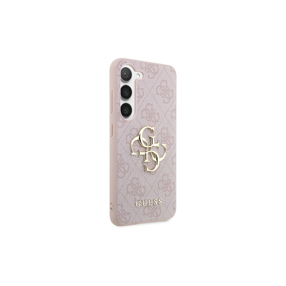 Wholesale Guess GUHCSA554GMGPI Samsung Galaxy A55 hardcase 4G Big Metal Logo pink - GUE3422 - {ean13} - Hurt