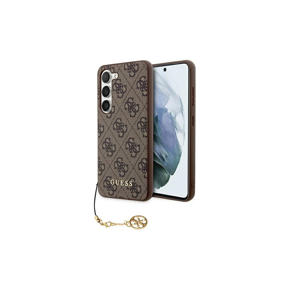 Hurtownia GSM - Etui Guess GUHCSA55GF4GBR Samsung Galaxy A55 hardcase 4G Charms Collection brązowy/brown - GUE3423 - {ean13} - Hurt