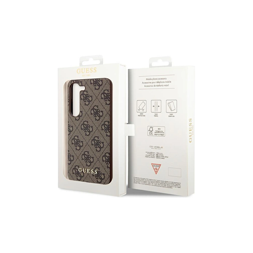 Hurtownia GSM - Etui Guess GUHCSA55GF4GBR Samsung Galaxy A55 hardcase 4G Charms Collection brązowy/brown - GUE3423 - {ean13} - Hurt