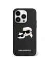 Etui Karl Lagerfeld KLHMP15SSKCHPPLK Apple iPhone 15 / 14 / 13 hardcase Silicone Karl & Choupette MagSafe czarny/black