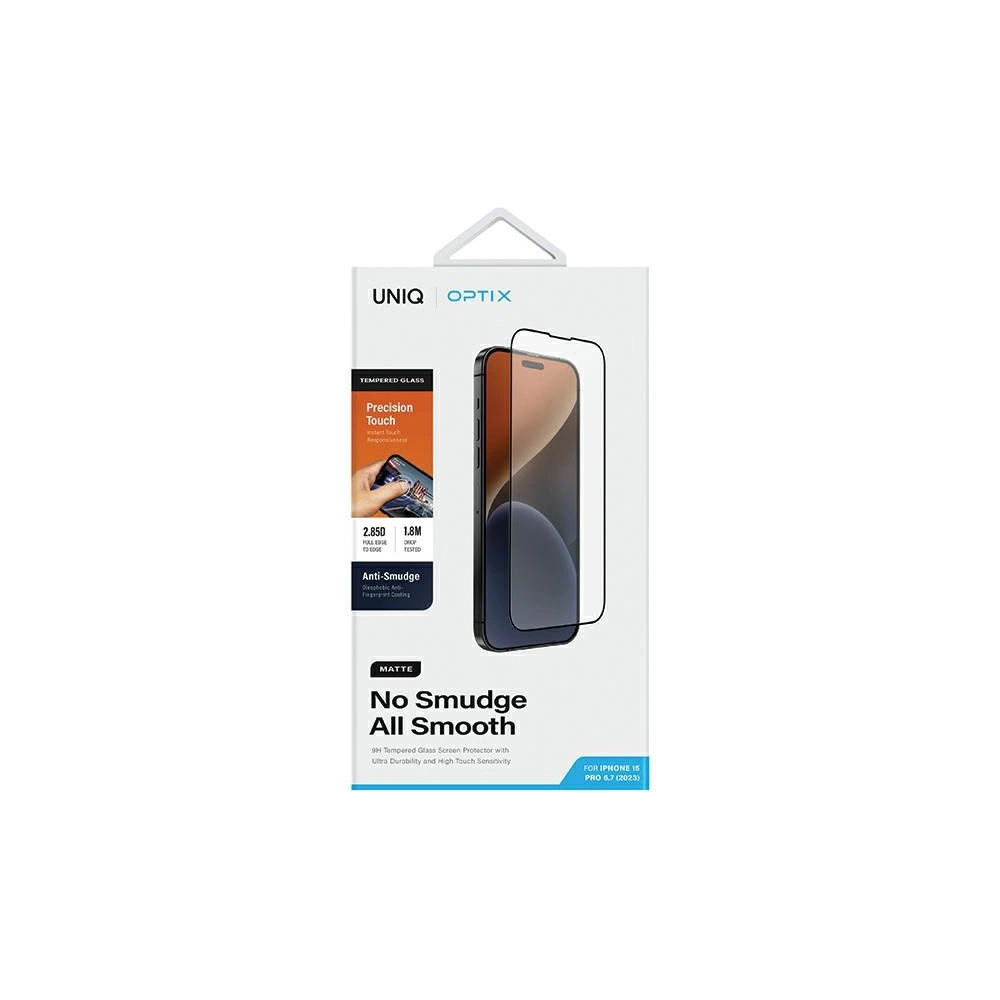 Hurtownia GSM - Matt edzett üveg UNIQ Optix Matte Apple iPhone 15 Pro Max - UNIQ1134 - {ean13} - Hurt