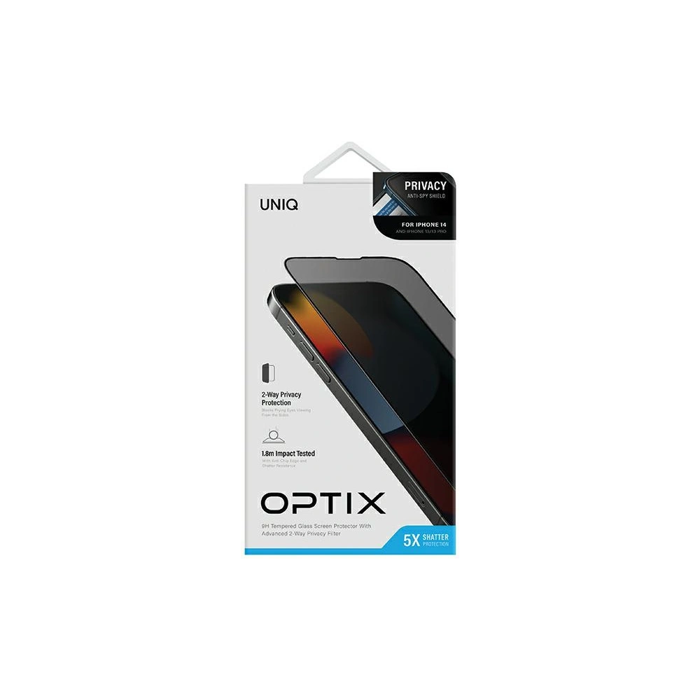 Hurtownia GSM - Sklo tvrzené privatizující UNIQ Optix Privacy Apple iPhone 14 - UNIQ1135 - {ean13} - Hurt