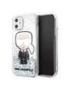Karl Lagerfeld KLHCN61LGIRKL carcasă dură iPhone 11 Glitter Iridescent Ikonik