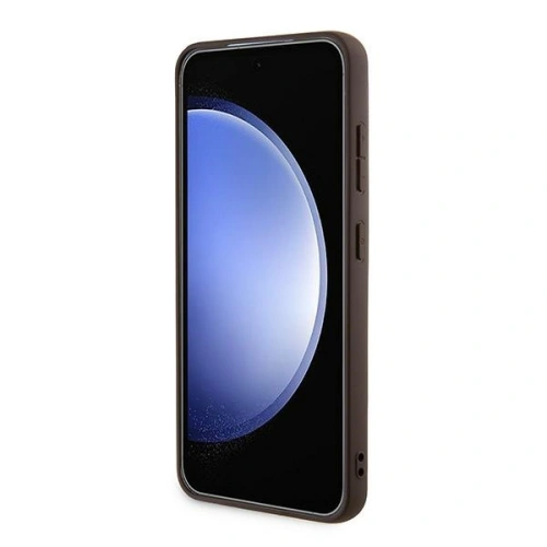 Etui Guess GUOHCSA35G4GFBR Samsung Galaxy A35 hardcase 4G Metal Gold Logo brązowy/brown