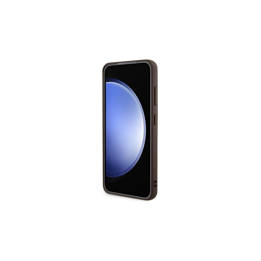 Hurtownia GSM - Etui Guess GUOHCSA35G4GFBR Samsung Galaxy A35 kemény hátlap 4G Fém Arany Logó barna/barnás - GUE3425 - {ean13} - Hurt