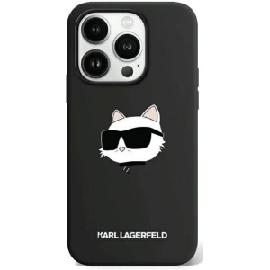 Hurtownia GSM - Etui Karl Lagerfeld KLHMP15XSCHPPLK Apple iPhone 15 Pro Max hardcase silikon Choupette Head MagSafe černý/black - KLD1983 - {ean13} - Hurt