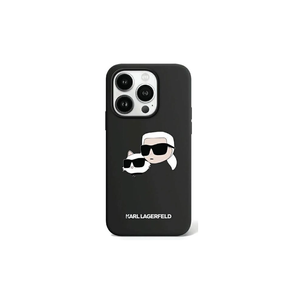 Hurtownia GSM - Etui Karl Lagerfeld KLHMP15XSKCHPPLK Apple iPhone 15 Pro Max hardcase Silicone Karl & Choupette MagSafe negru/black - KLD1987 - {ean13} - Hurt
